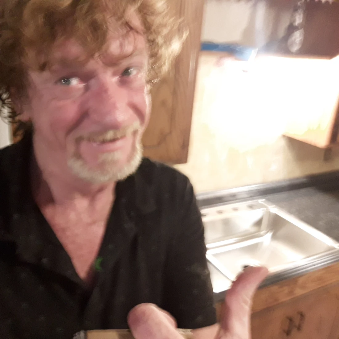 Bill Baker pictured in a home kitchen